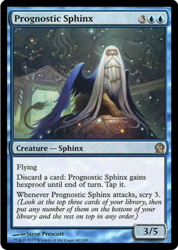 Sfinge prognostica theros mtg - sfinge,